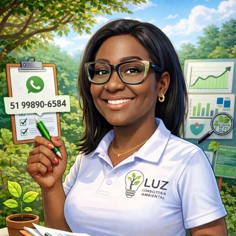 Ilustração da consultora da Luz Consultoria Ambiental